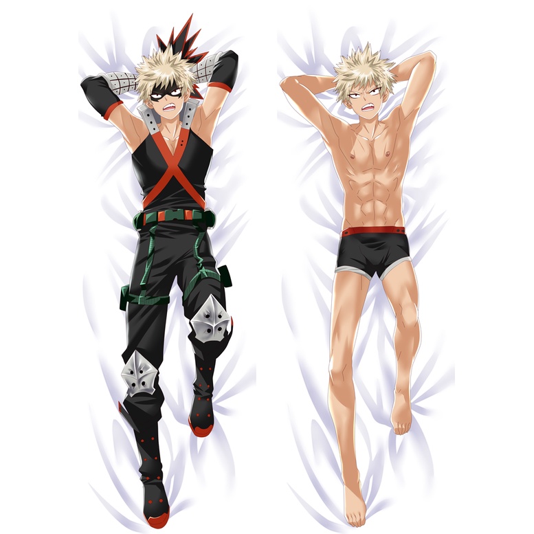 Vỏ Gối Hai Mặt In Hình Anime My Hero Academia Bakugou Katsuki Dakimakura