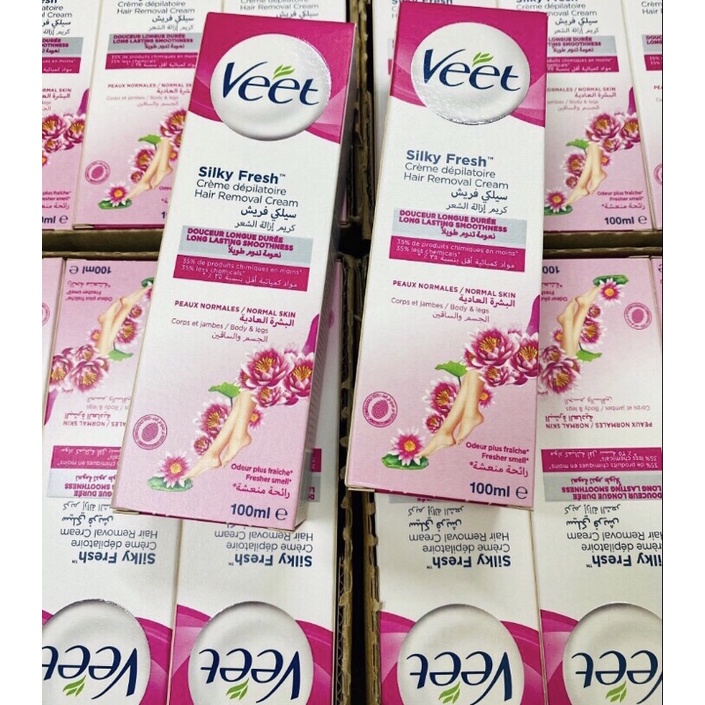 Kem tẩy lông Veet Silky Fresh 100ml Mẫu Mới