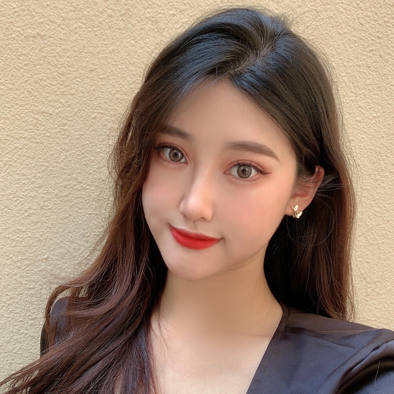 Bông tai hình bướm mạ vàng phong cách đơn giản nữ tính ANNIE D96