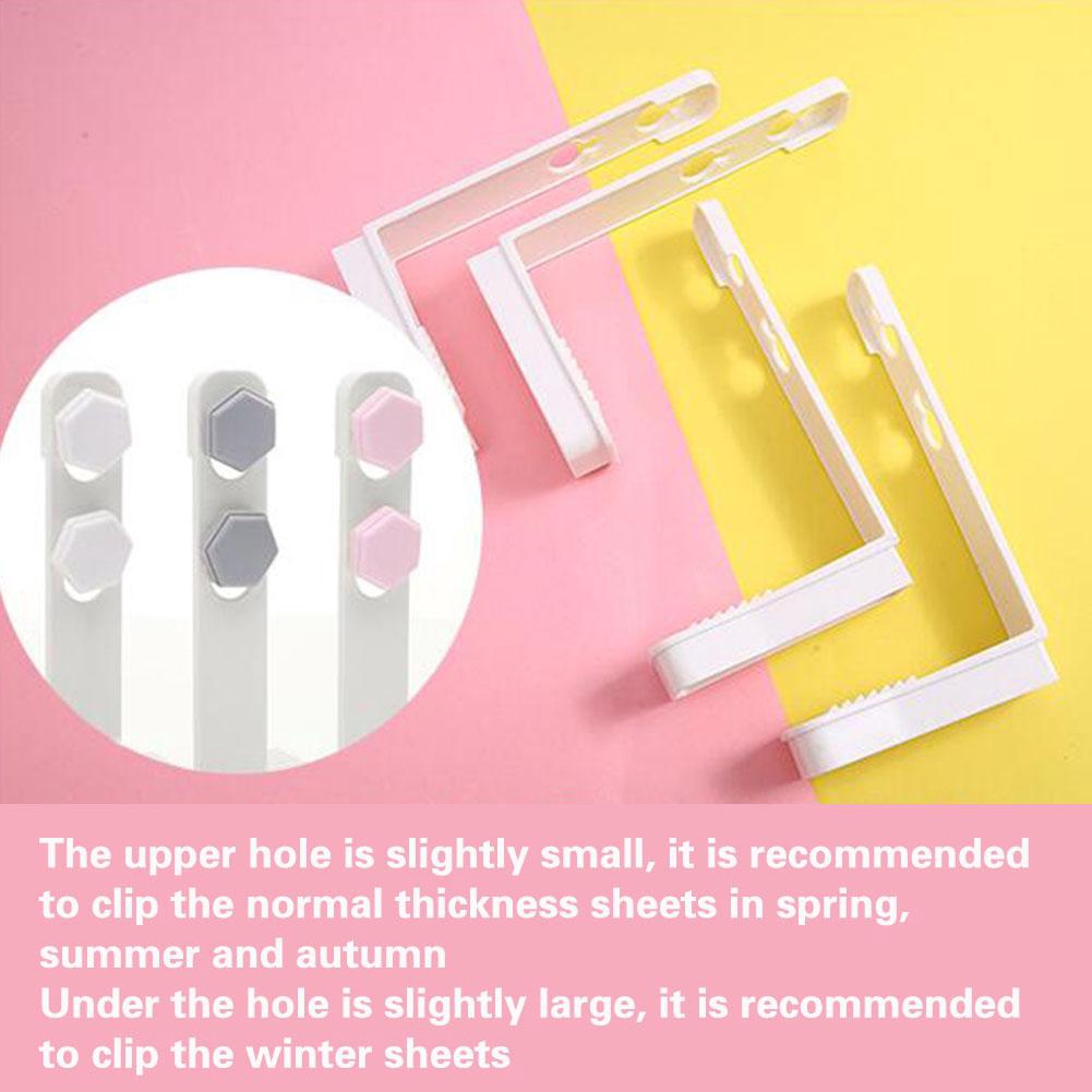 Set 4 Kẹp Cố Định Ga Trải Giường Chống Trượt Giá Đỡ