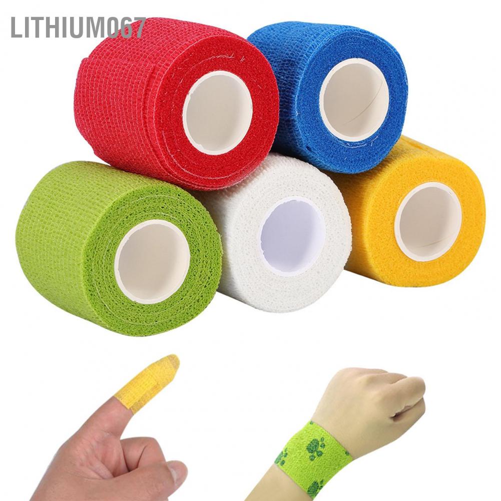Lithium067 5 Colors Professional Non-woven Fabric Tattoo Bandage Sport Binding Joints Support Tape