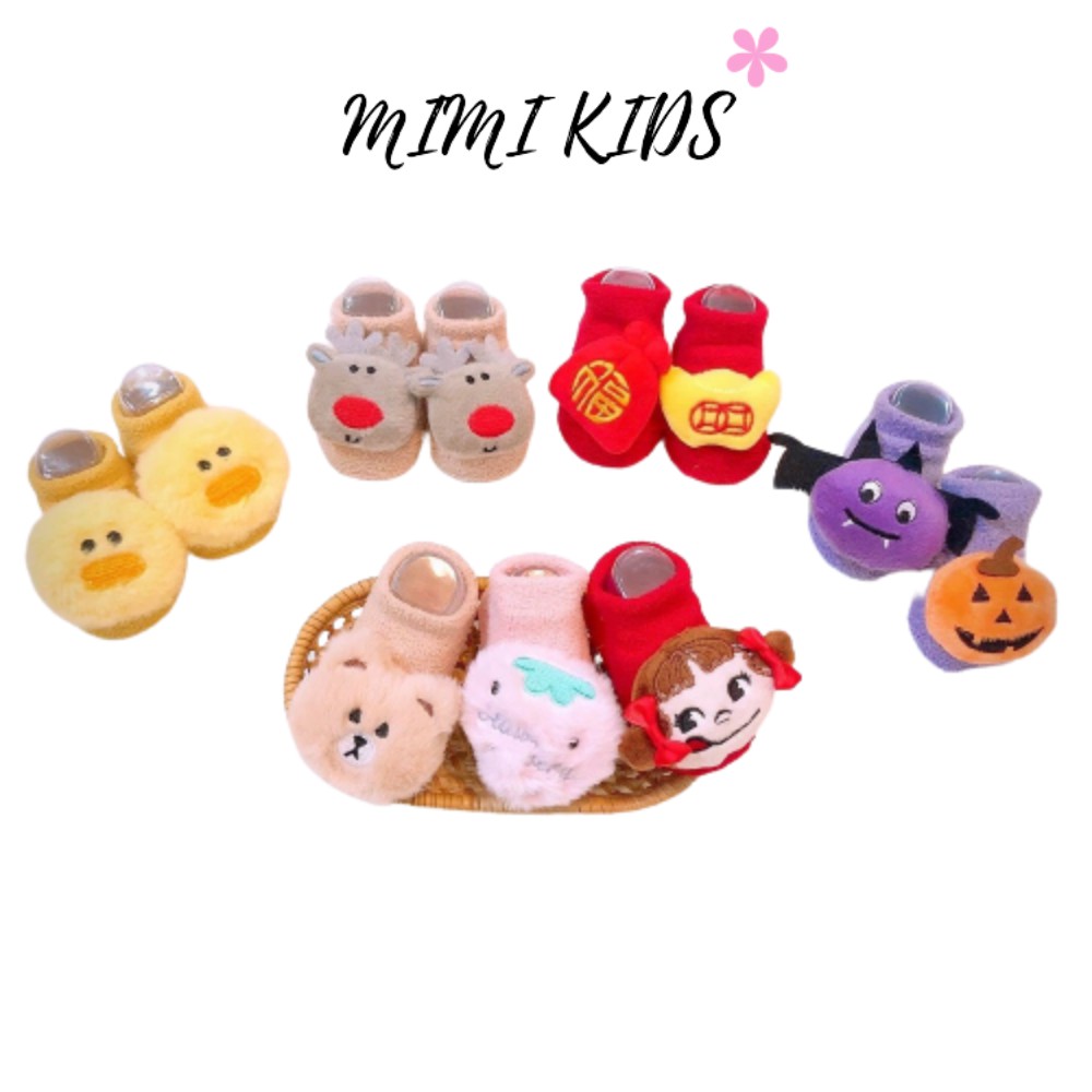 Tất vớ hình thú , mã bông xù siêu cưng - Mimi Kids