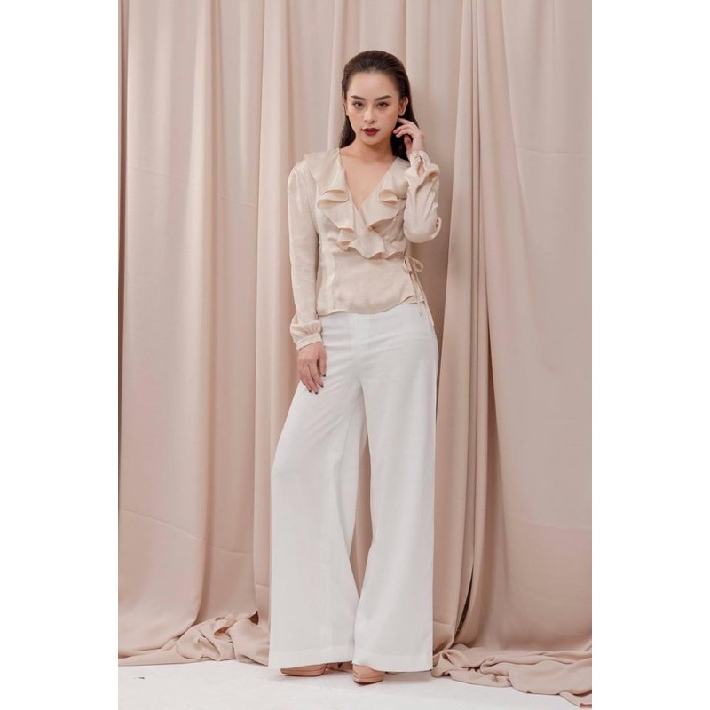 Áo cổ bèo tiểu thư thương hiệu TAF DESIGN