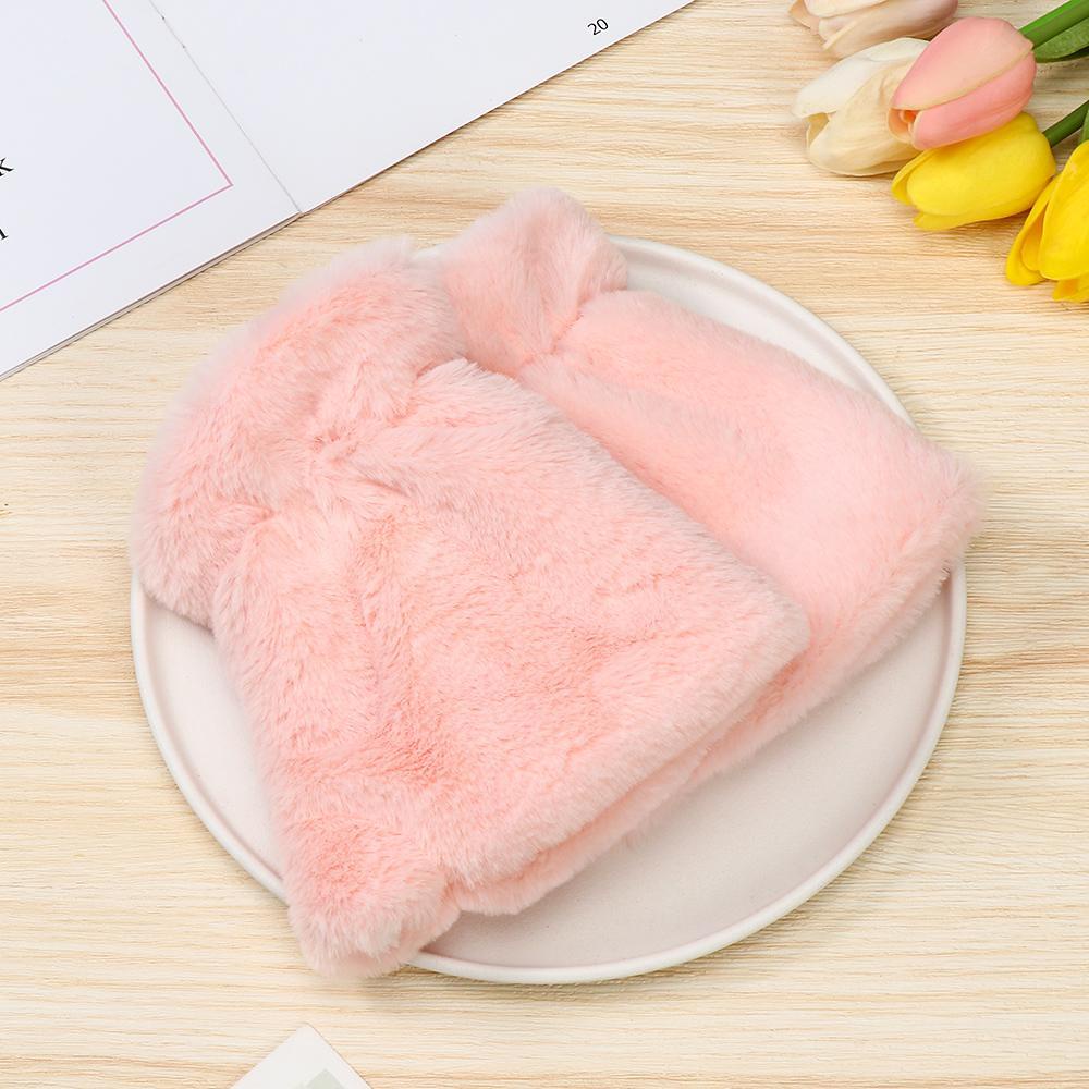 Găng Tay Giả Lông Thỏ Mềm Mại Dày Dặn Giữ Ấm Mùa Đông