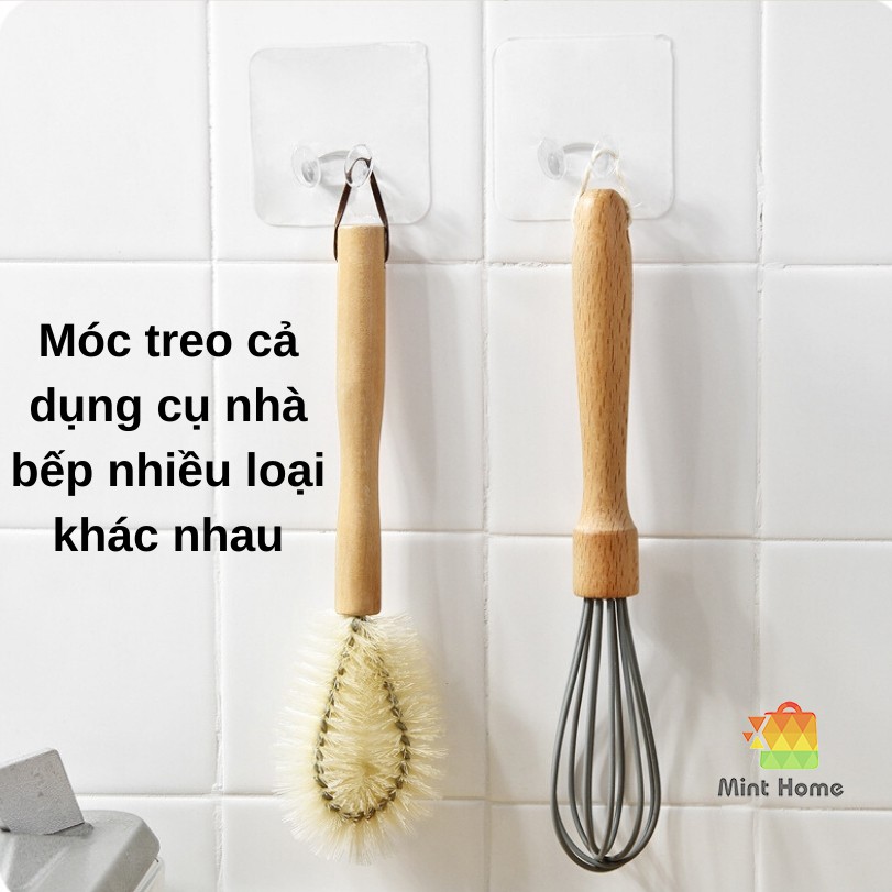 Móc dán tường giữ dây điện, phích cắm, kẹp dây điện, treo đa năng siêu chắc, chịu lực, tiện lợi loại trong suốt