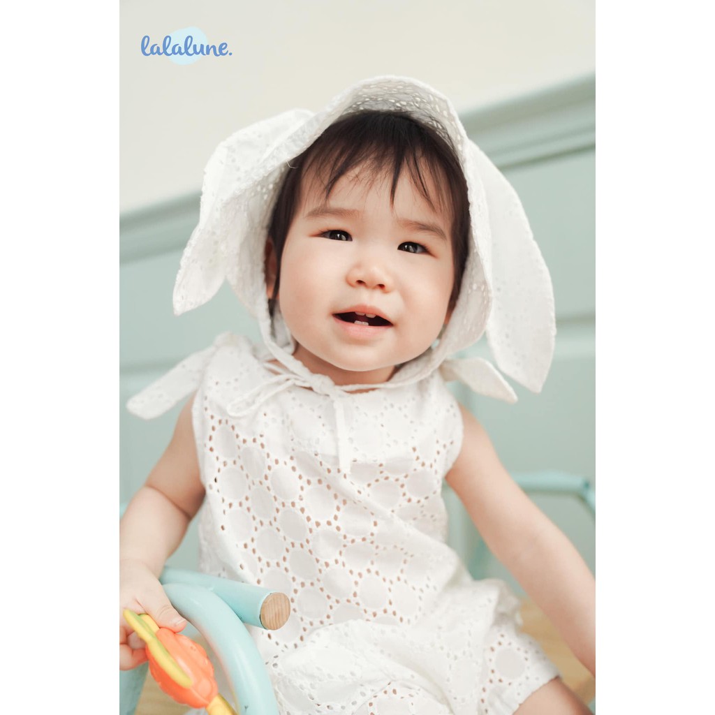 Bodysuit angel trắng không kèm nón lalalune cho bé 6-24 tháng