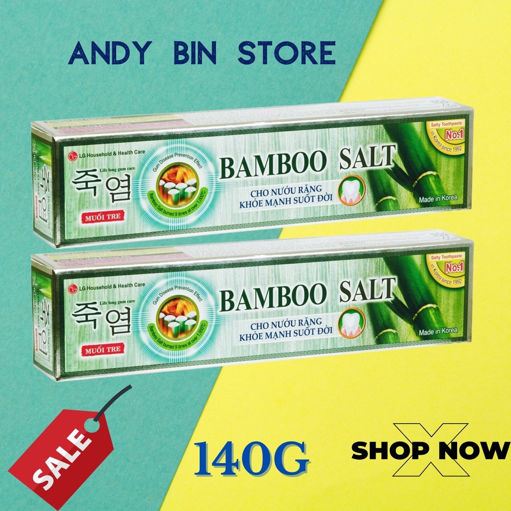 140G - Kem đánh răng Bamboo Salt 140g