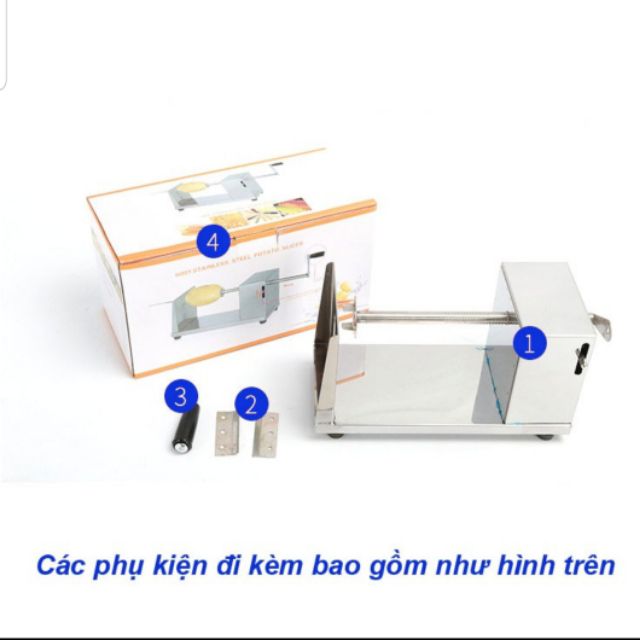 Máy Cắt Khoai Tây Lốc Xoáy ( Tặng 2 lưỡi dao)