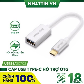 Cáp otg usb type c to usb 3.0 ugreen 30702 cao cấp