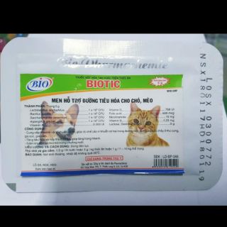 Men hỗ trợ tiêu hóa Biotic cho chó mèo