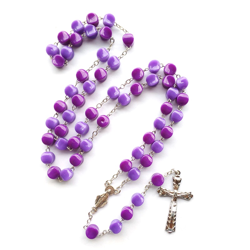 Vòng cổ Chuỗi Hạt Thánh Saint Benedict Medal Faith Jerusalem Cho Nữ