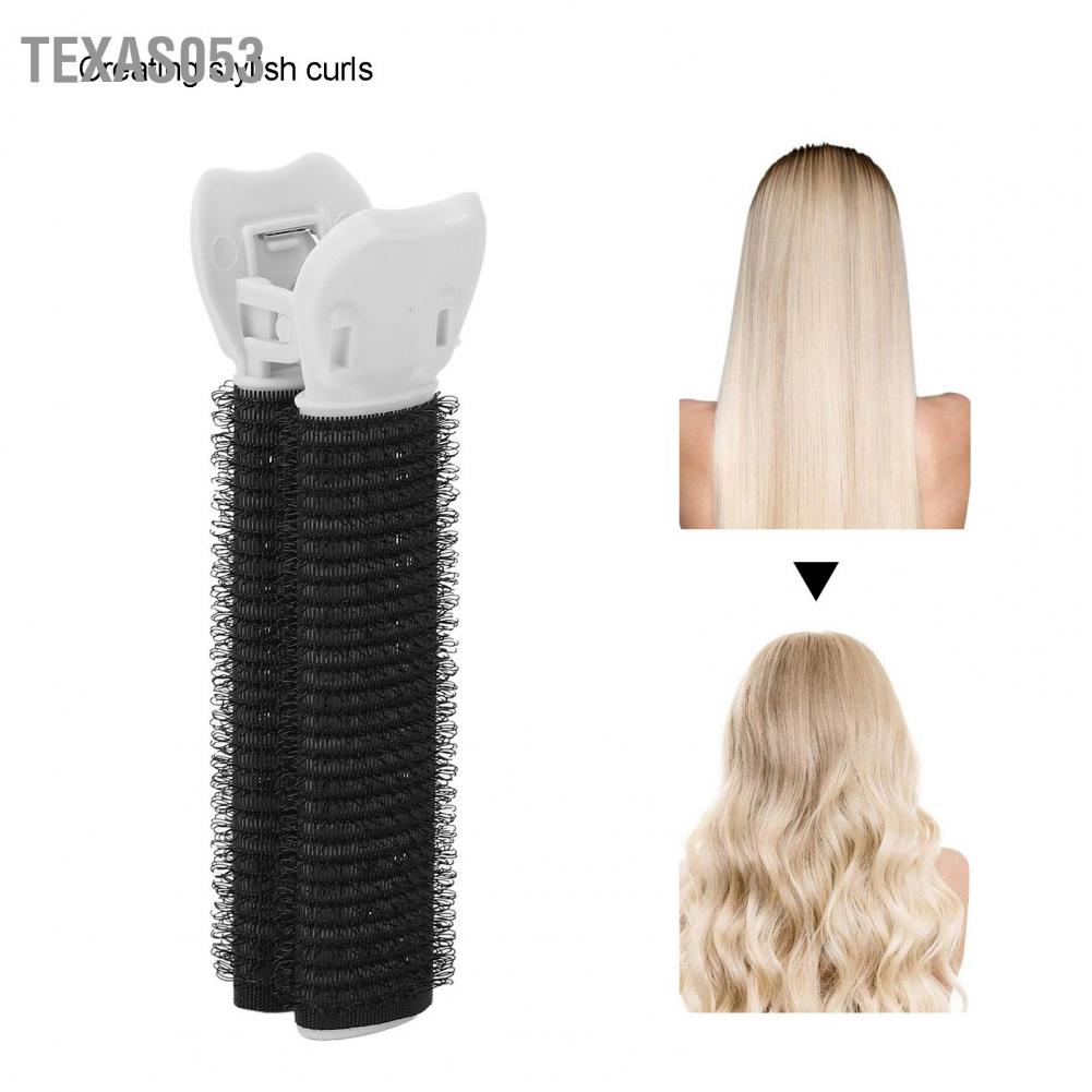 Texas053 2 cái  Kẹp Tóc Di Động Làm Nổi Gốc Bangs Công Cụ Tạo Kiểu Cho Phụ Nữ Cô Gái