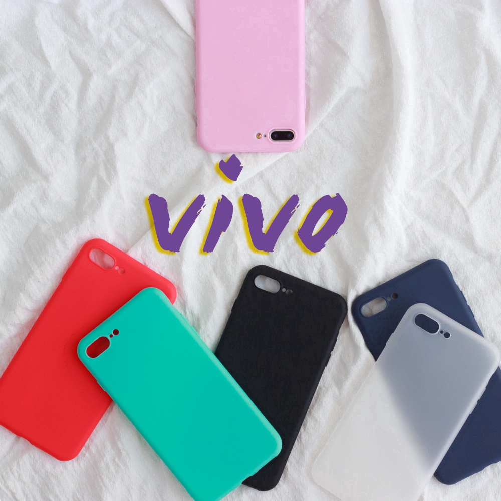 Vivo Y65 Y69 Cover Soft Plain Matte Jelly Phone Casing