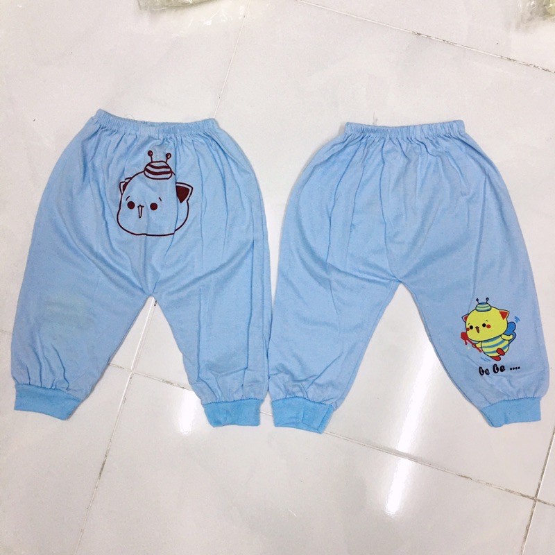 Quần chục dài in mông mặc tả bo gấu cho bé 100% cotton mềm mịn [ Hàng đẹp loại 1]