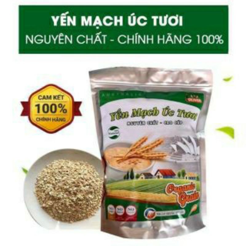 [HÀNG CHUẨN] Yến mạch ÚC tươi 1kg, hạn dùng 12 tháng