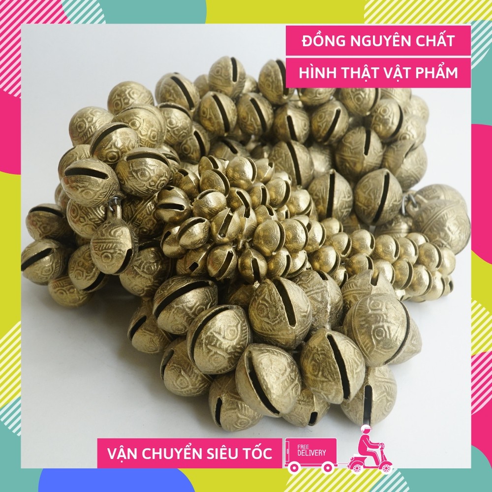 Chuông Lục Lạc Đồng phong thủy - Nhiều cỡ