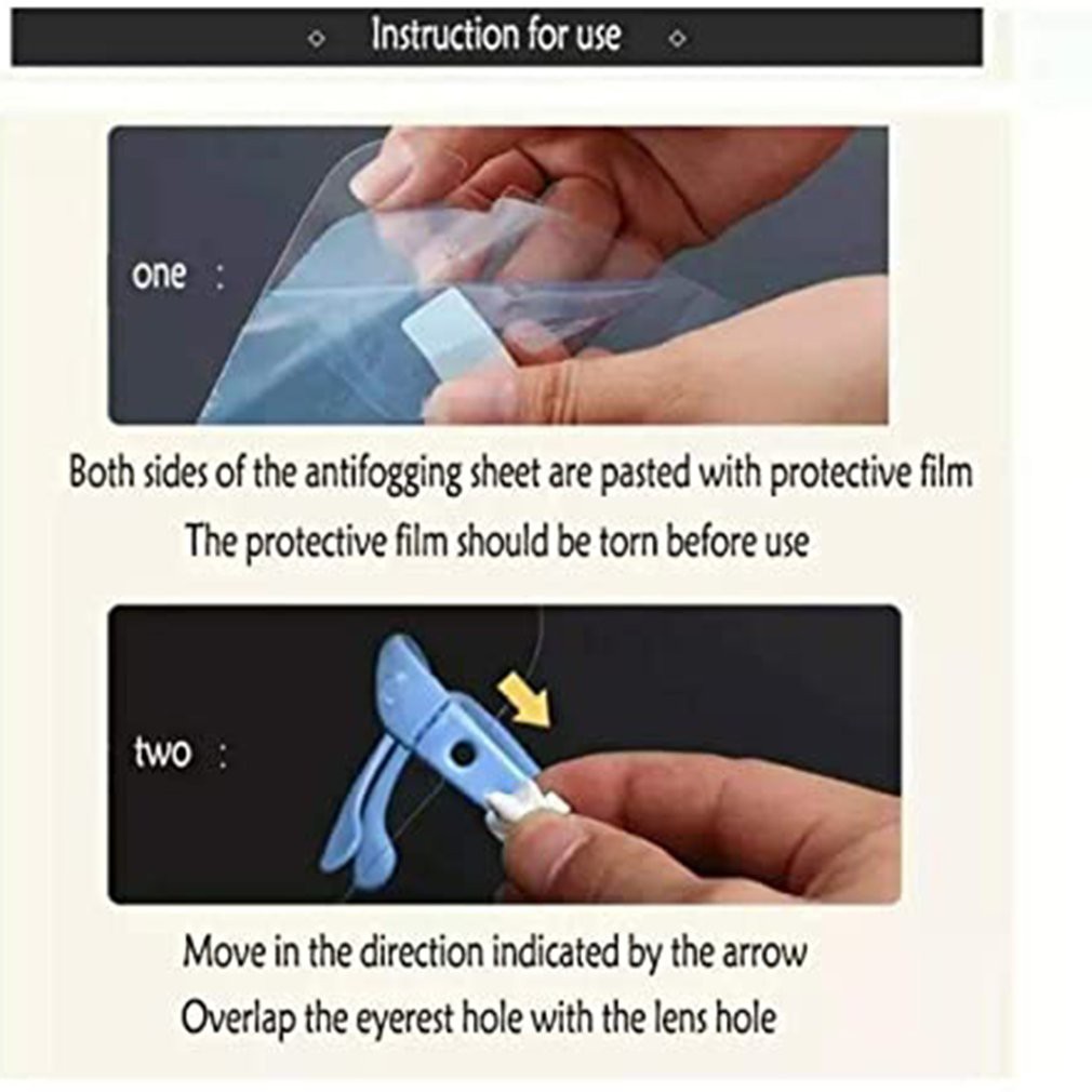 face shield/Kính chắn gió ngoài trời / tấm che mặt / phòng chống dịch bệnh / khẩu trang bảo hộ y tế / mặt nạ chống bụi PET trong suốt / tấm che mặt/ kính bảo hộ