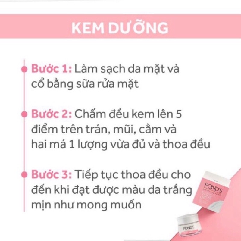 Kem sữa dưỡng trắng nâng tông Pond’s Tone Up 50g