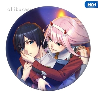 Huy Hiệu Cài Áo Họa Tiết Hoạt Hình Darling In The Franxx