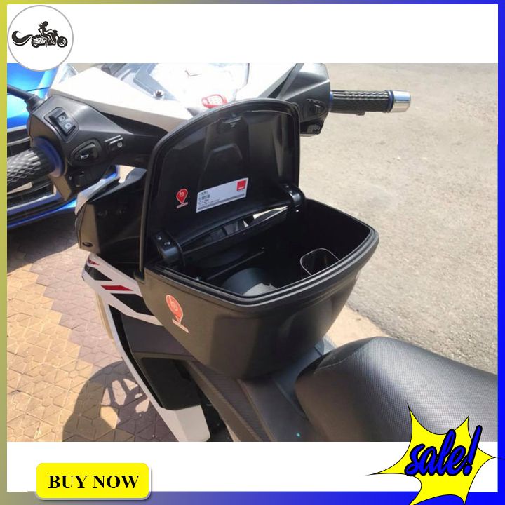 Combo thùng giữa Givi G12N 12L kèm pát gắn cho xe Exciter 155 chính hãng
