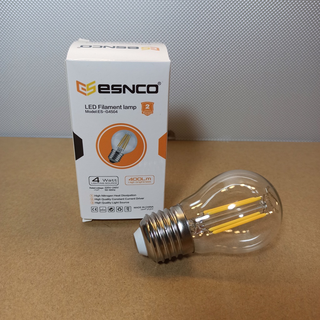 Bóng Đèn Led EDISON G45 Đèn dây tóc, Ánh sáng vàng