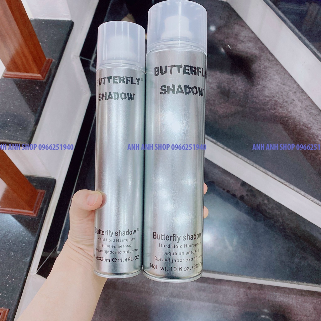 Gôm xịt tóc Butterfly Shadow chính hãng