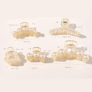 Kẹp cào tóc đính hạt ngọc trai
