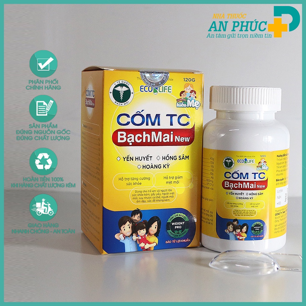 Cốm tăng cân Bạch Mai ⚡ Cốm tăng chiều cao Kích thích ăn ngon, tăng hấp thu ở trẻ biếng ăn, chậm lớn- [CHÍNH HÃNG]