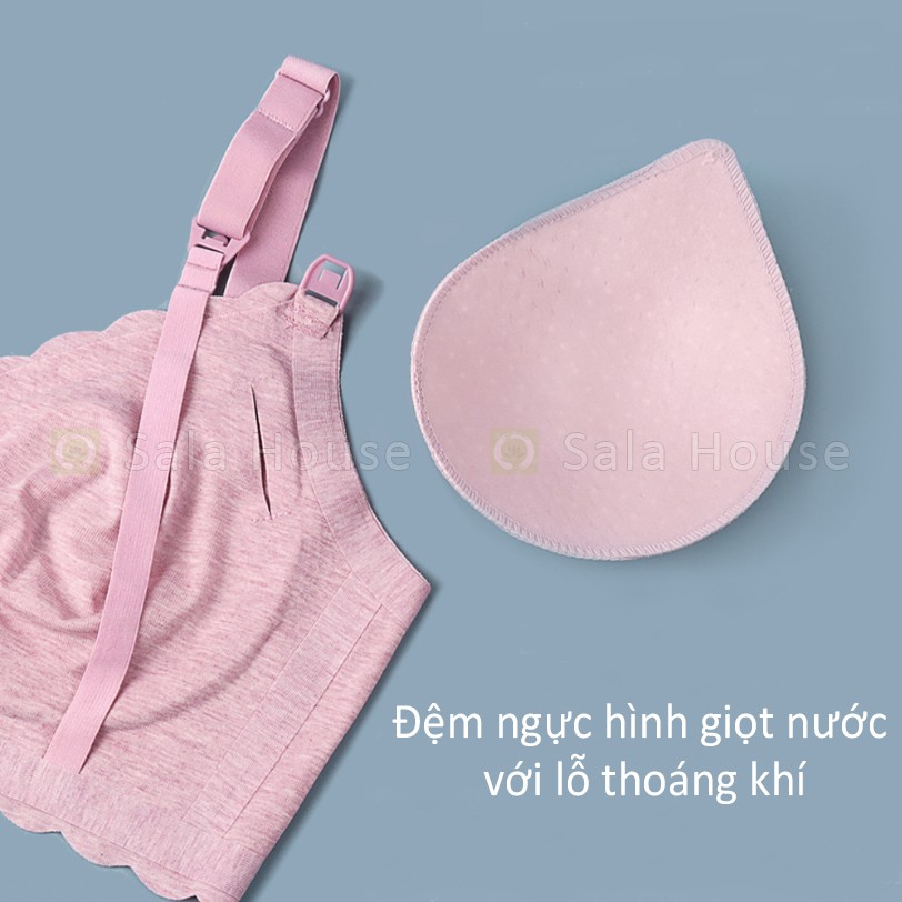 Áo Ngực Cho Con Bú - Áo Lót Bầu ĐÓNG HỘP ENJOYPREG SalaHouse Vải Modal Siêu Mềm Mịn cho mẹ bầu và sau sinh - AL08