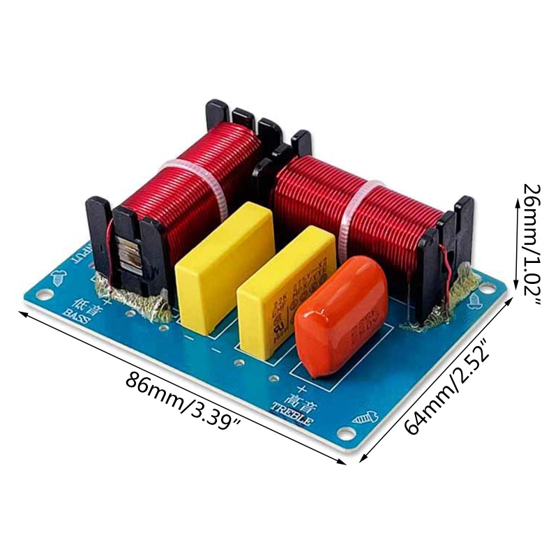 Mô Đun Lọc Chéo Chia Tần Số 2 Chiều WEAH-228 180W HiFi Dành Cho Loa DIY
