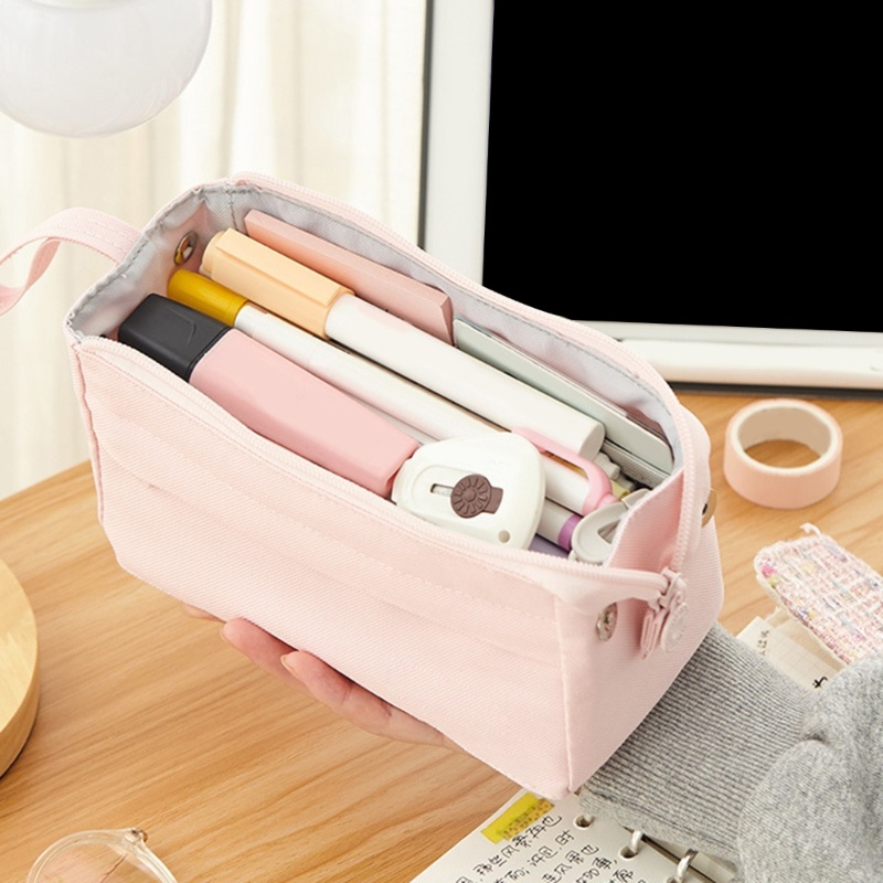 Túi Đựng Bút Di Động Chống Thấm Nước Sức Chứa Lớn Cho Bé Trai