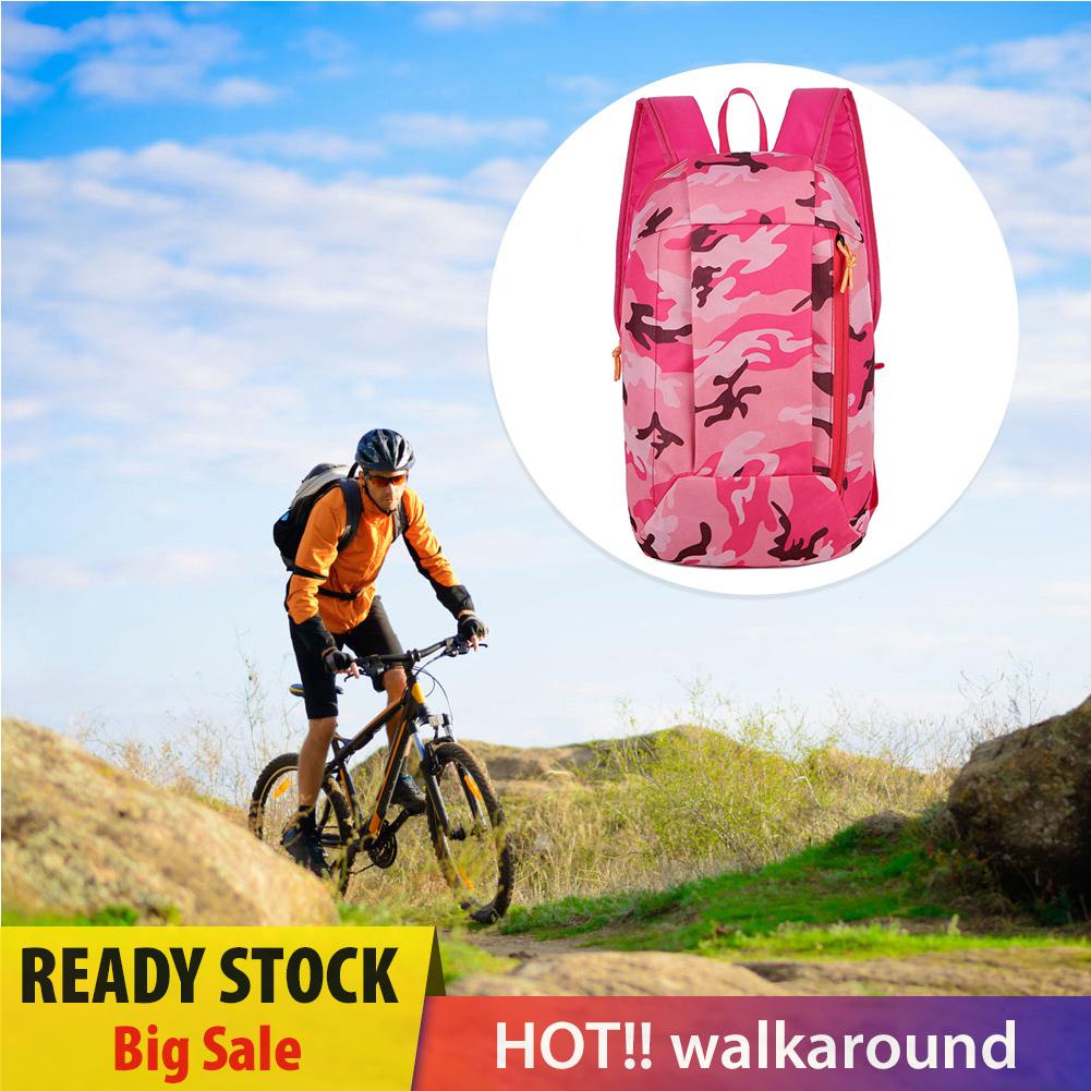 Balo leo núi thể thao chạy bộ đạp xe 10L họa tiết rằn ri chống nước cho nam và nữ