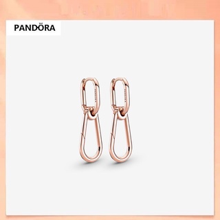 Bông tai mạ bạc 925 hình hoa hồng pandora me