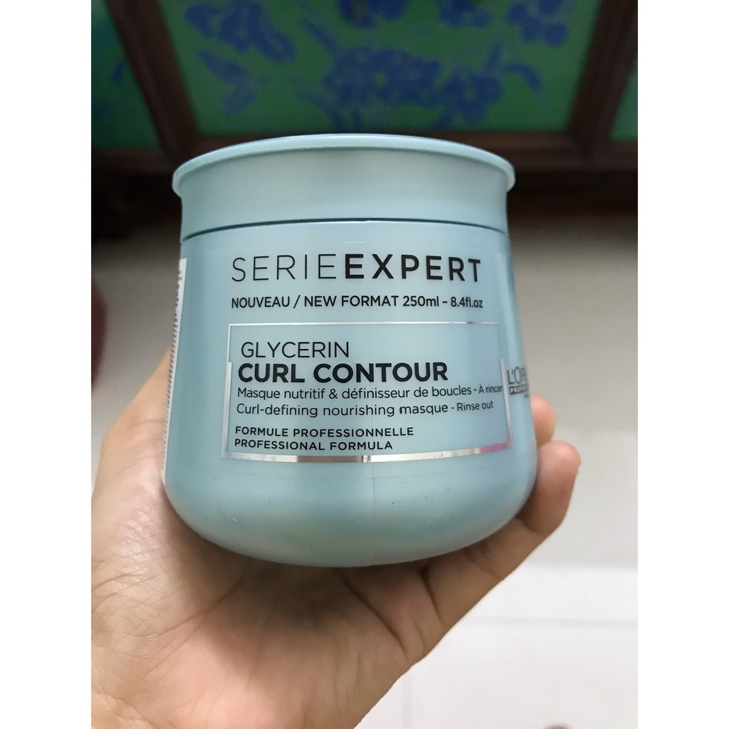 [L'oreal-chính hãng] Dầu hấp chăm sóc tóc uốn Glycerin Curl Contour Masque L'oréal 250ml