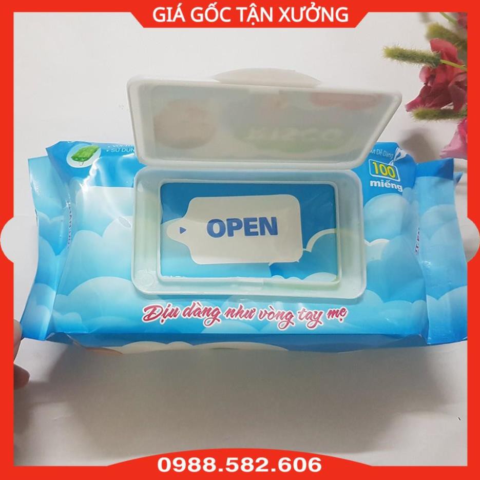 Khăn Ướt Không Mùi Baby Risco 100 Tờ Có Nắp Đậy, An Toàn Cho Bé Sơ Sinh - 8938506395073