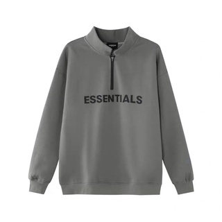 [ FREESHIP ] Áo sweater Essentials cổ đứng chất nỉ bông dày dặn