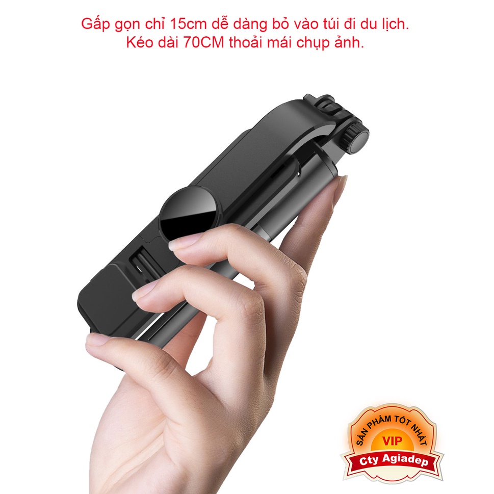 Gậy chụp ảnh tự sướng selfie CYKE CL10S có ánh sáng