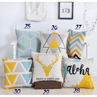 Vỏ gối họa tiết kẻ dnbich1388shop