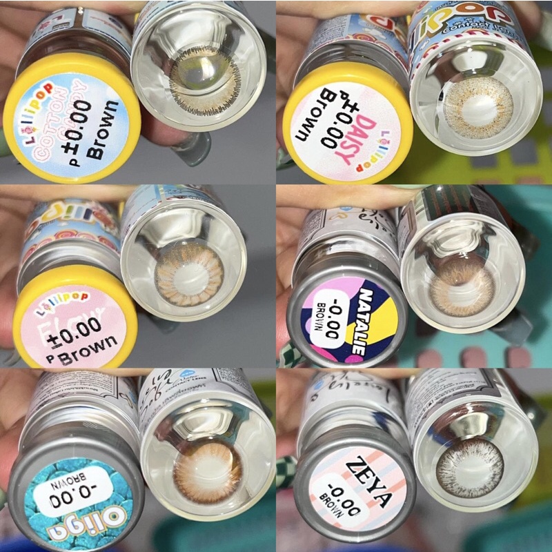 [Giãn Nhỏ] Kính áp tròng KHÔNG ĐỘ tặng khay đơn