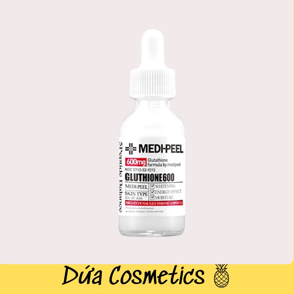 Combo Dưỡng Trắng MEDIPEEL Glutathione 600 White Combo Serum Và Kem Dưỡng