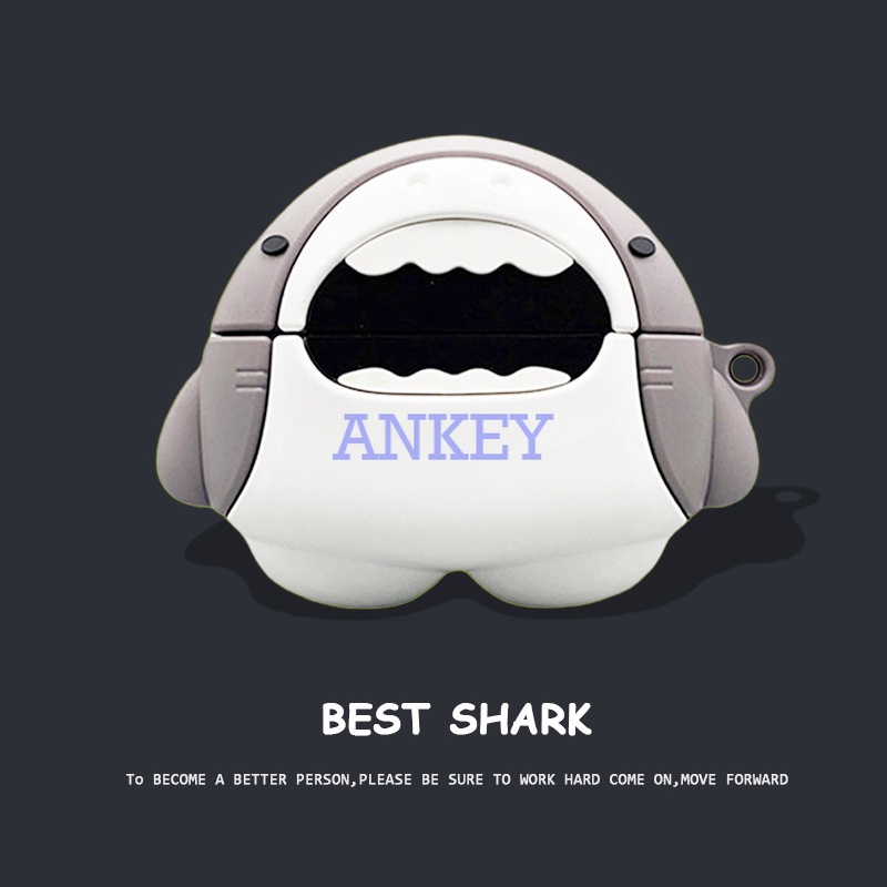 OPPO Enco Air / Air 2 Pro Vỏ Bảo Vệ Hộp Sạc Tai Nghe Bằng Silicon Mềm Màu Đen Chống Thấm Nước Kèm Móc