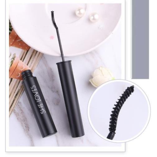 Mascara đầu cong mỏng SHE LOVES làm dài và dài mi chống thấm nước lâu trôi | BigBuy360 - bigbuy360.vn