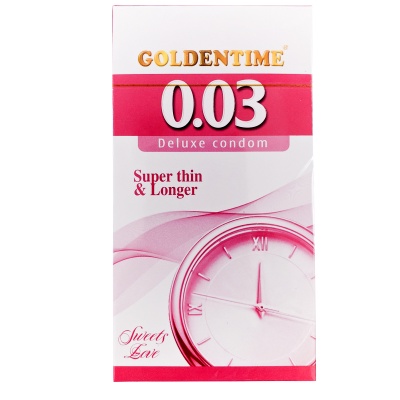 Bao Cao Su Goldentime Superthin Longer Siêu Mỏng giúp kéo dài thời gian quan hệ