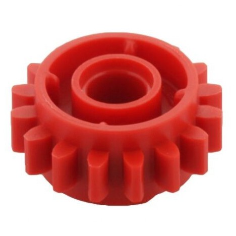 LEGO Technic Bánh Răng 16 Răng Khớp Ly Hợp 2 Mặt, Màu Đỏ ID 6100930 18946