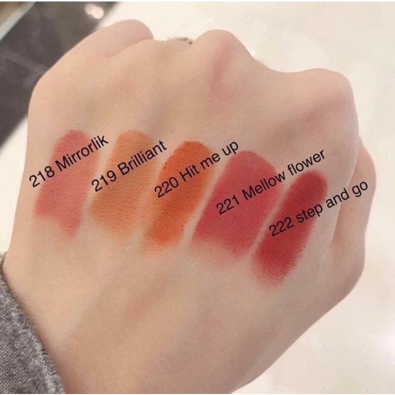 [ 218 ~ 222 ] Son thỏi lì 3CE New Mood Recipe Lip Color