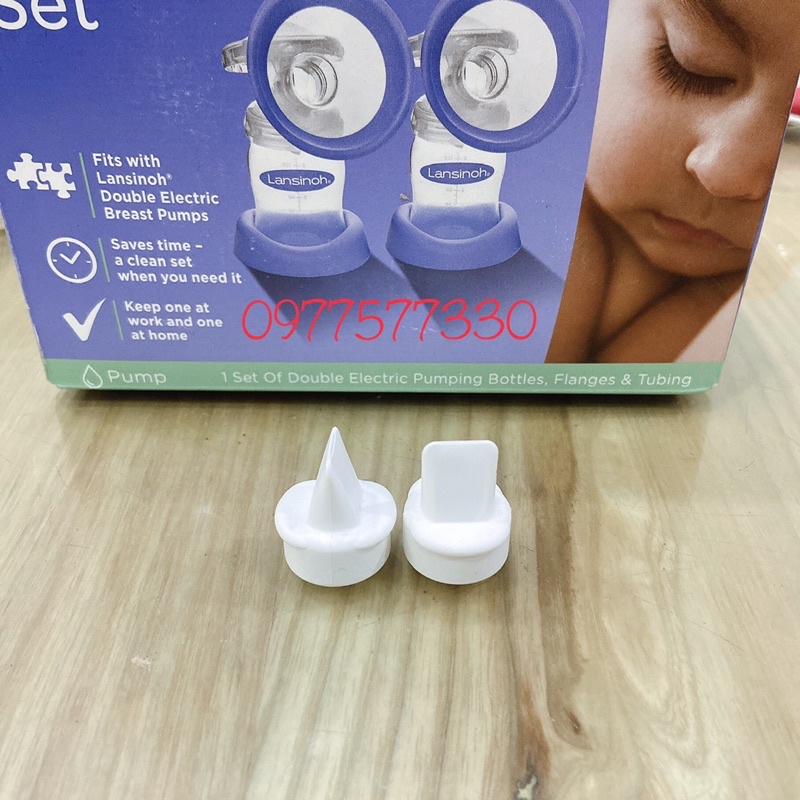 Van trắng máy hút sữa Lansinoh