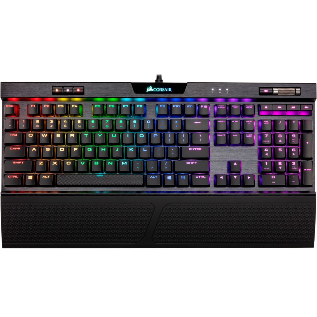 Bàn phím cơ gaming Corsair K70 RGB MK.2 LOW PROFILE RAPIDFIRE