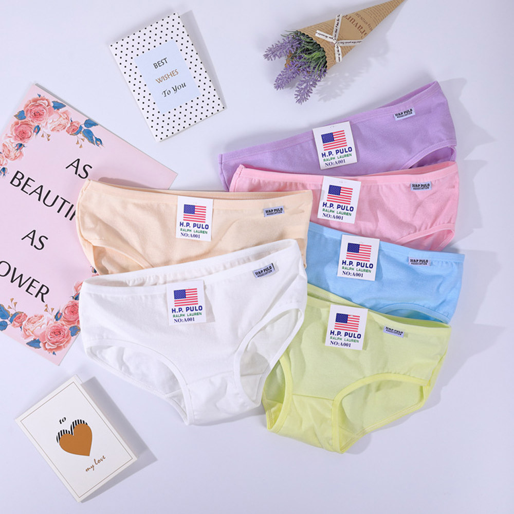 Quần Lót Cotton Màu Trơn Size L-Xxl Cho Nữ