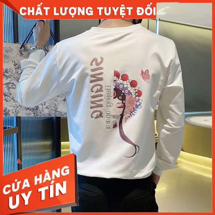 Áo Thu Đông Nam, Áo Thun Nam Cổ Tròn Dài Tay - In 3D Cực Đẹp - Chất Liệu Umi Cao Cấp - TD51