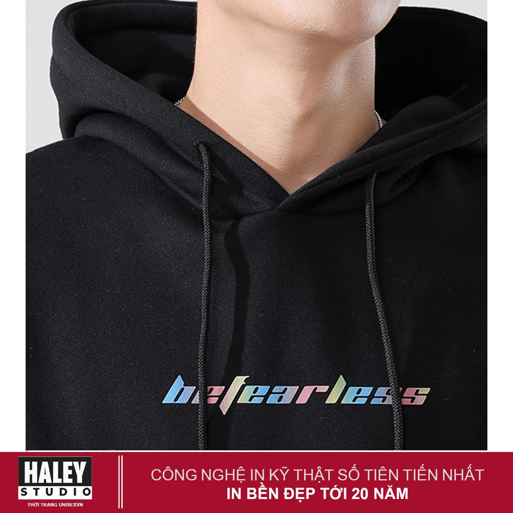 Áo Hoodie Phản Quang Hefearless Unisex phong cách Hàn Quốc cá tính, Chất nỉ bồng đẹp mã HD90 - Quà tặng ngẫu nhiên